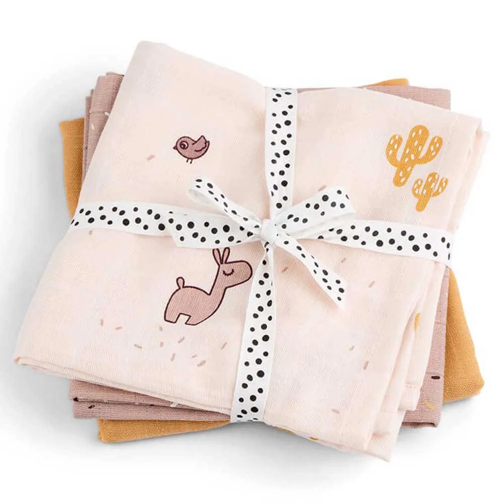 Done By Deer Burp Cloth 3 Pack Gots Lalee 4 Done By Deer Burp Cloth 3 Pack Gots Lalee - Image 2