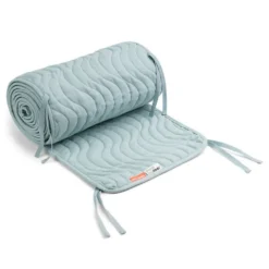 Done By Deer Quilted Bed Bumper W/Strings Waves