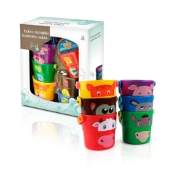 Set Of Cubes To Stack Bath Game